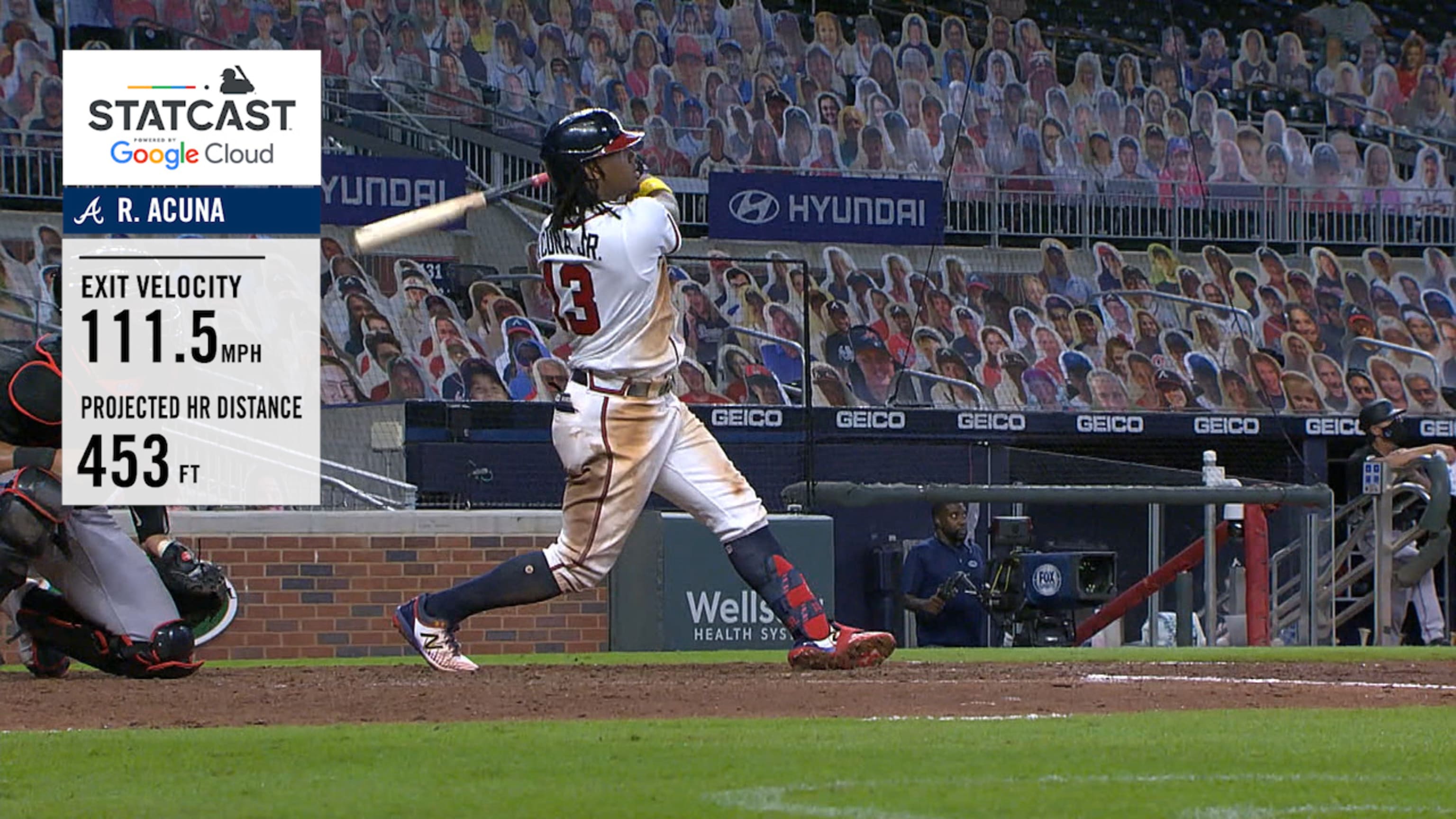 Acuña Jr. da HR de 453 pies