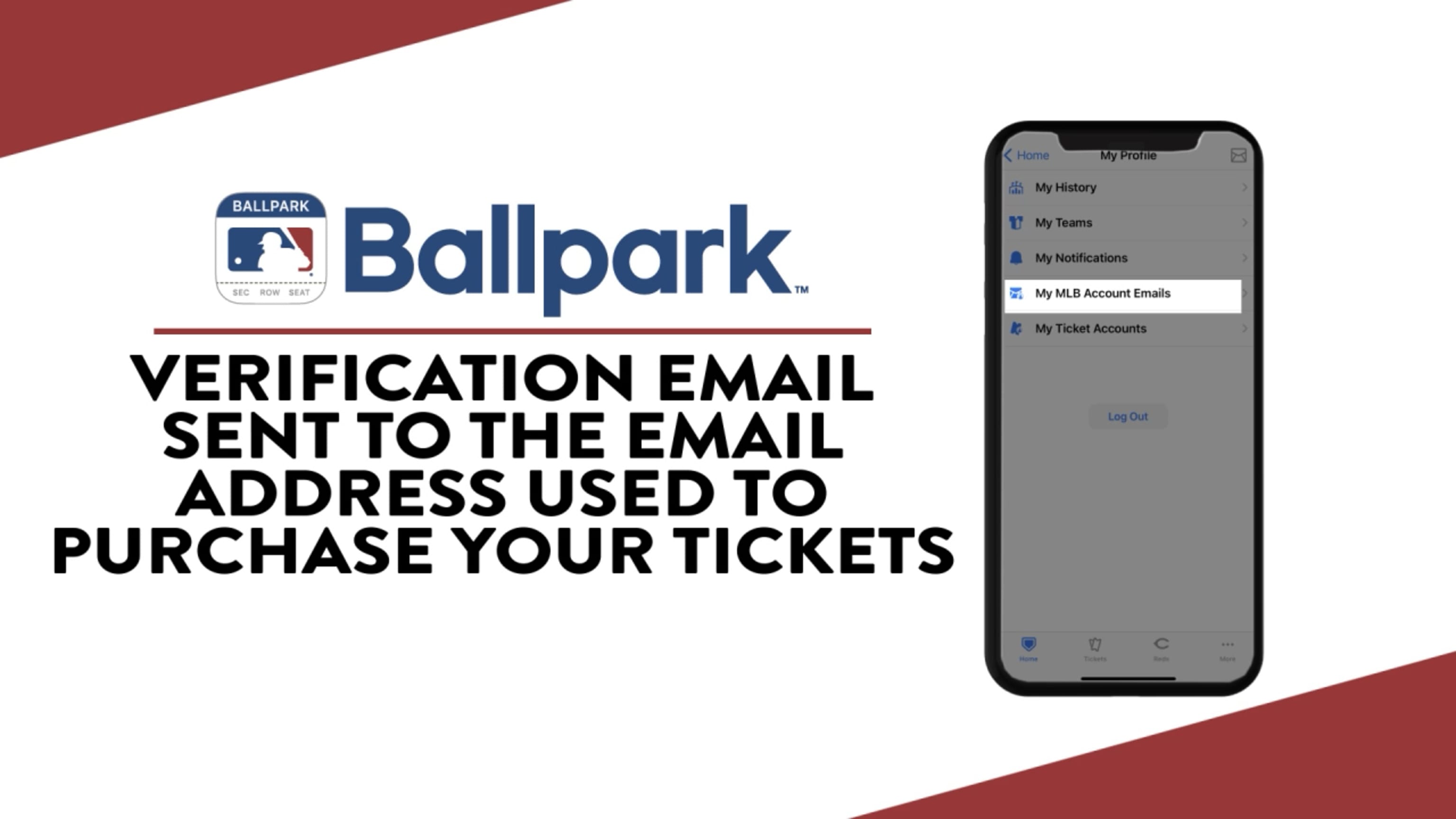 MLB Ballpark app