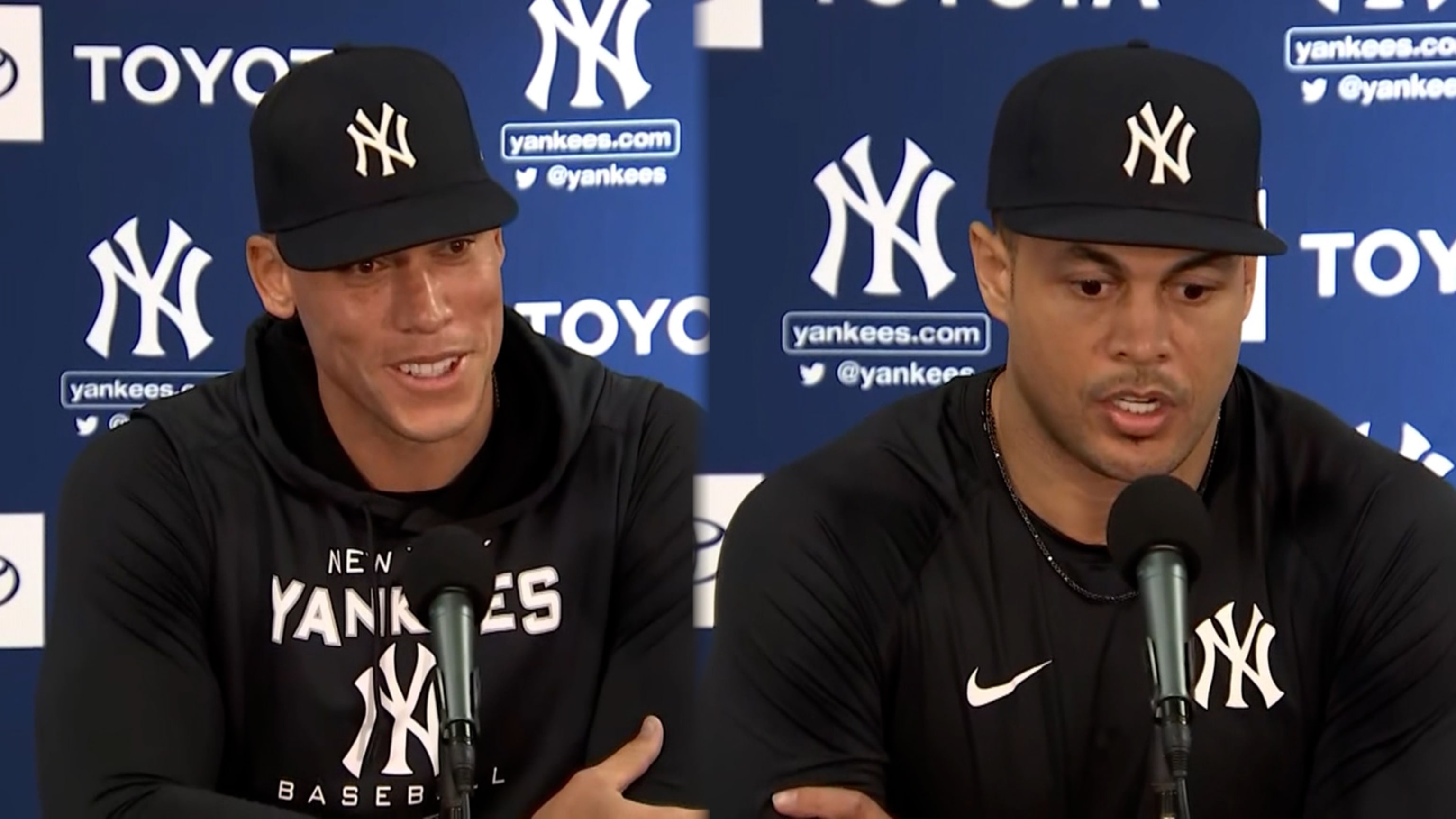Judge, Stanton on hopes for Yanks