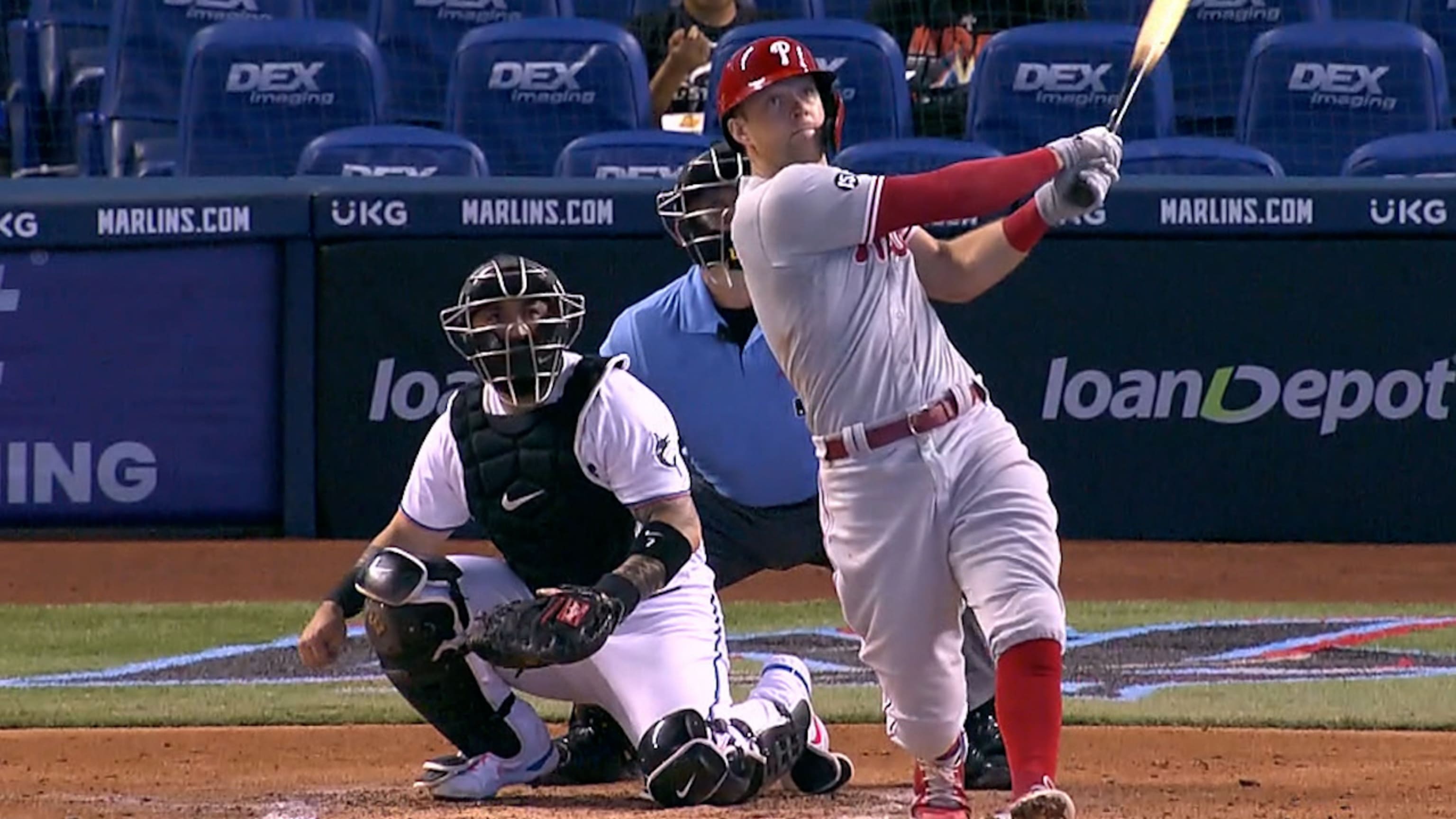 Herrera's hitting, arm helps Phillies beat Marlins 3-2