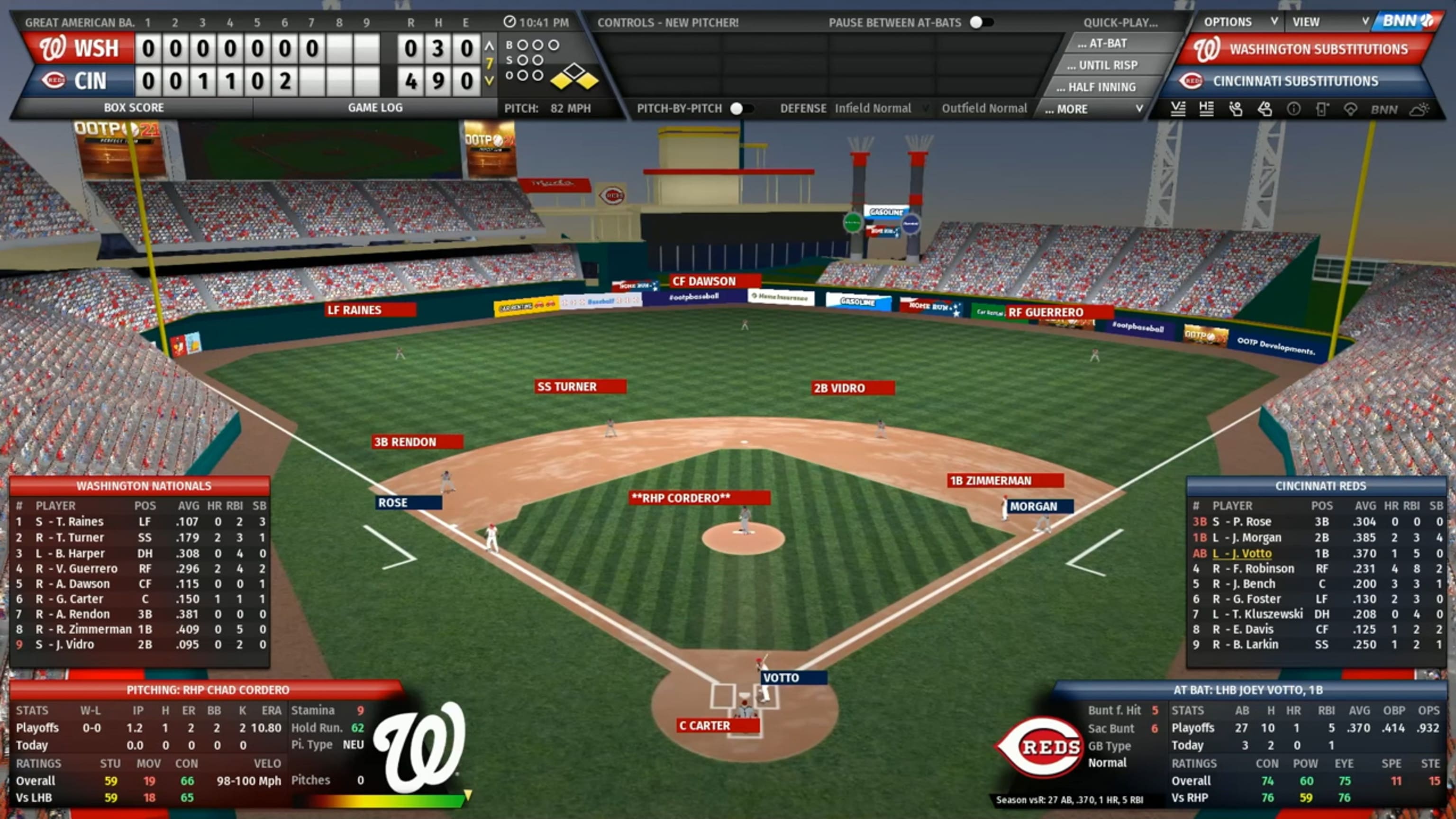 Mlb Dream Bracket Round Of 32 Reds Vs Nationals