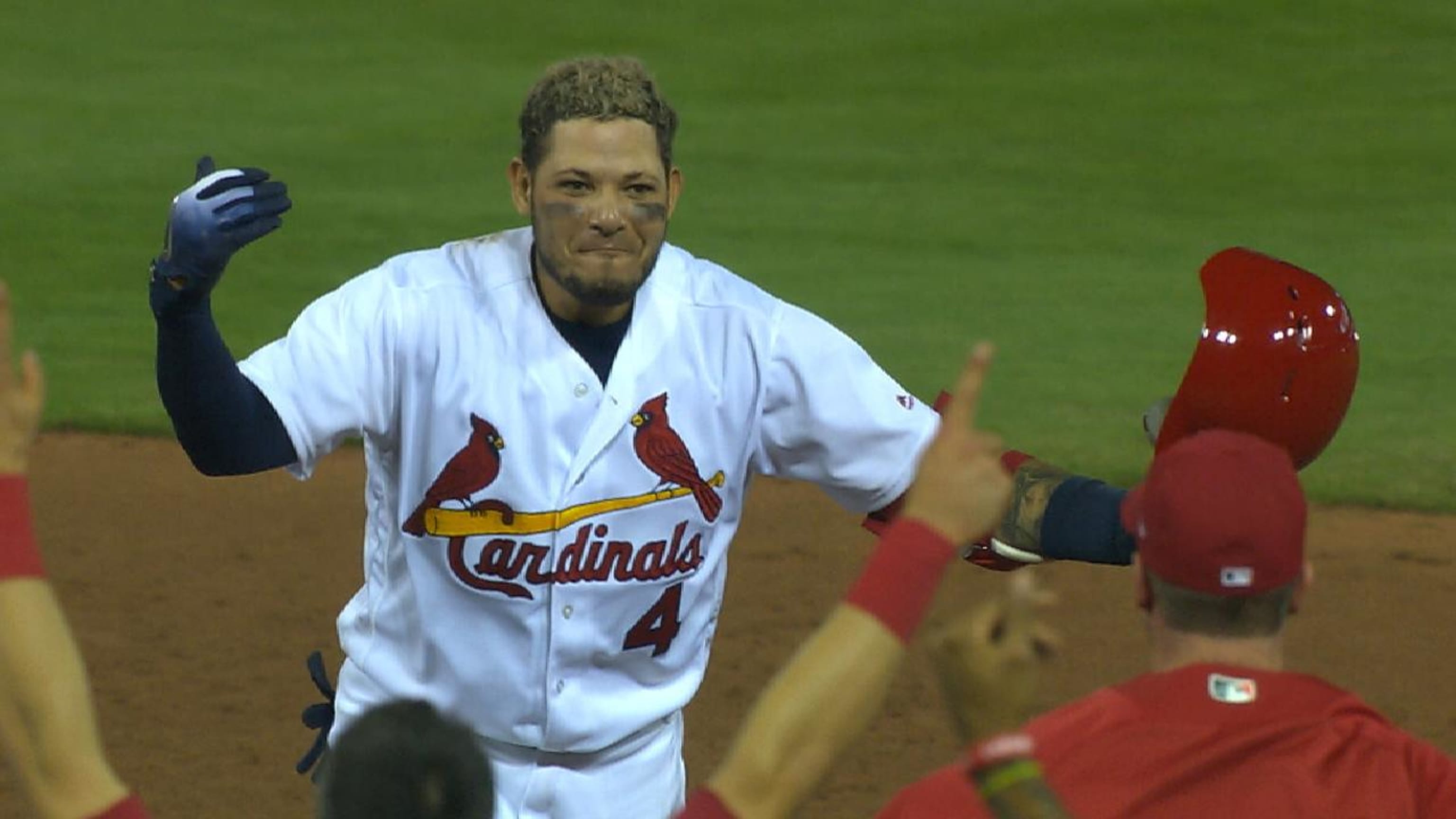 Cardinals walk off on controversial double by Yadier Molina - NBC Sports
