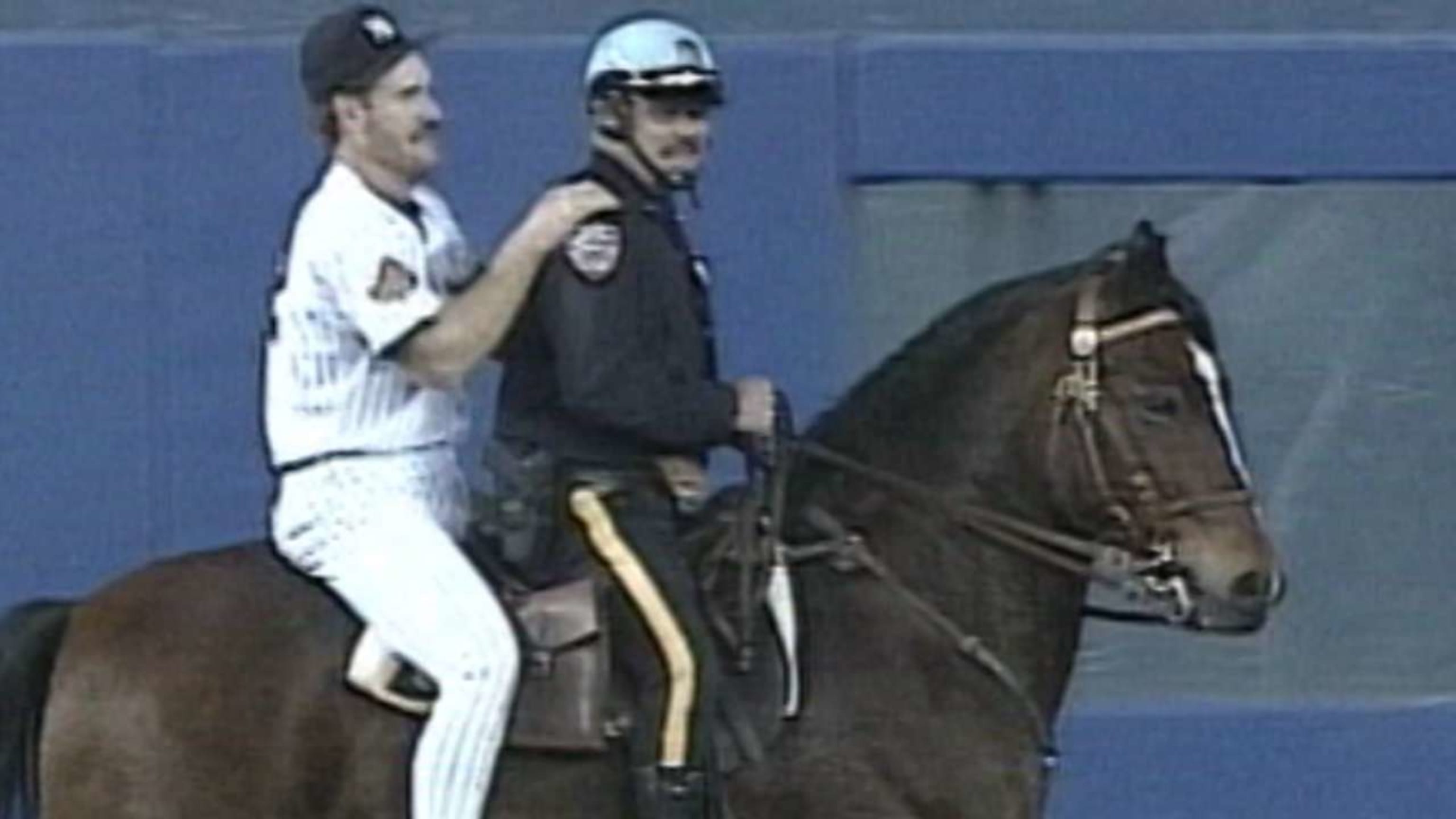 Boggs' victory lap on horseback