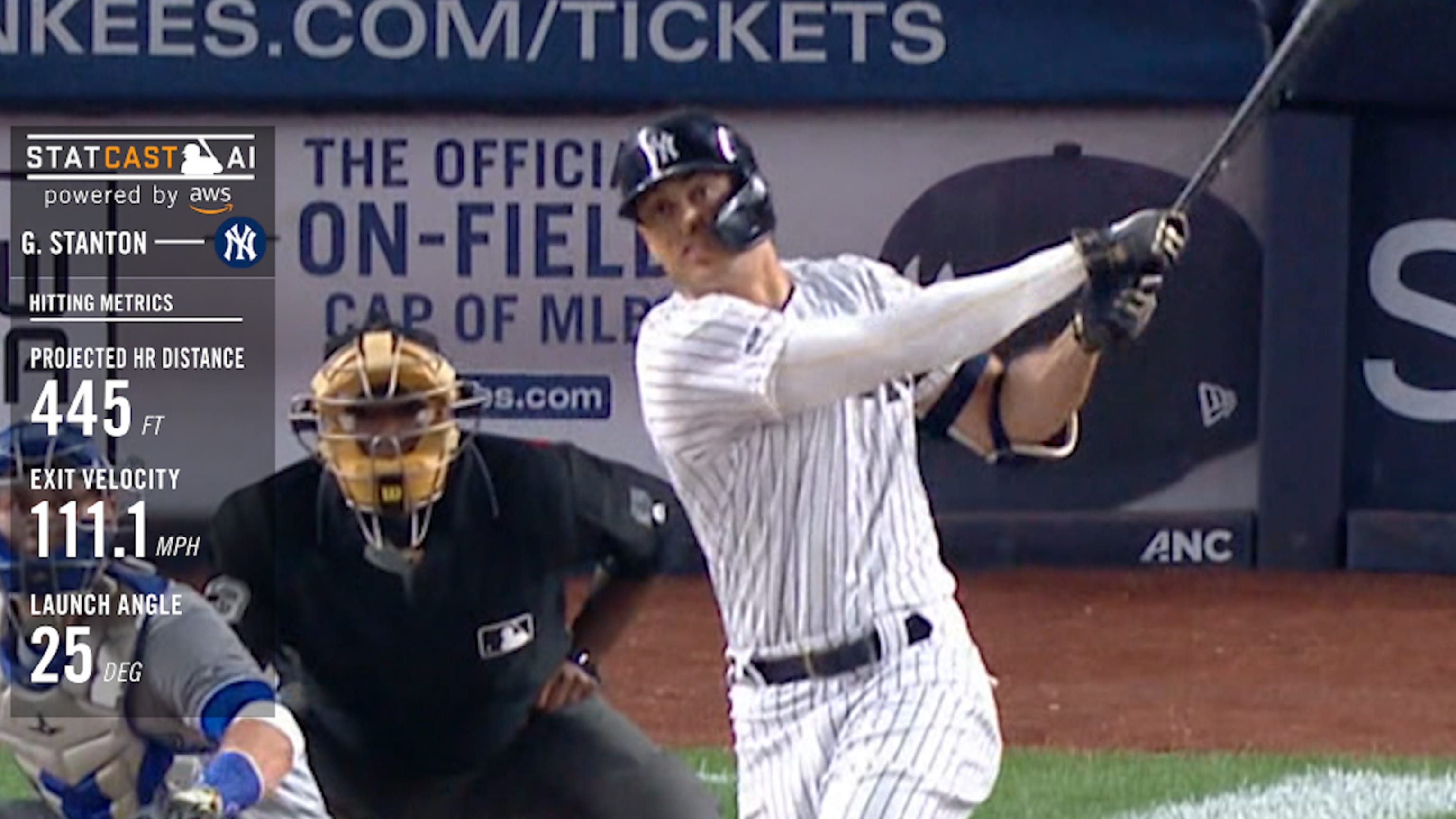 Giancarlo Stanton hits 445-foot homer to center | MLB.com