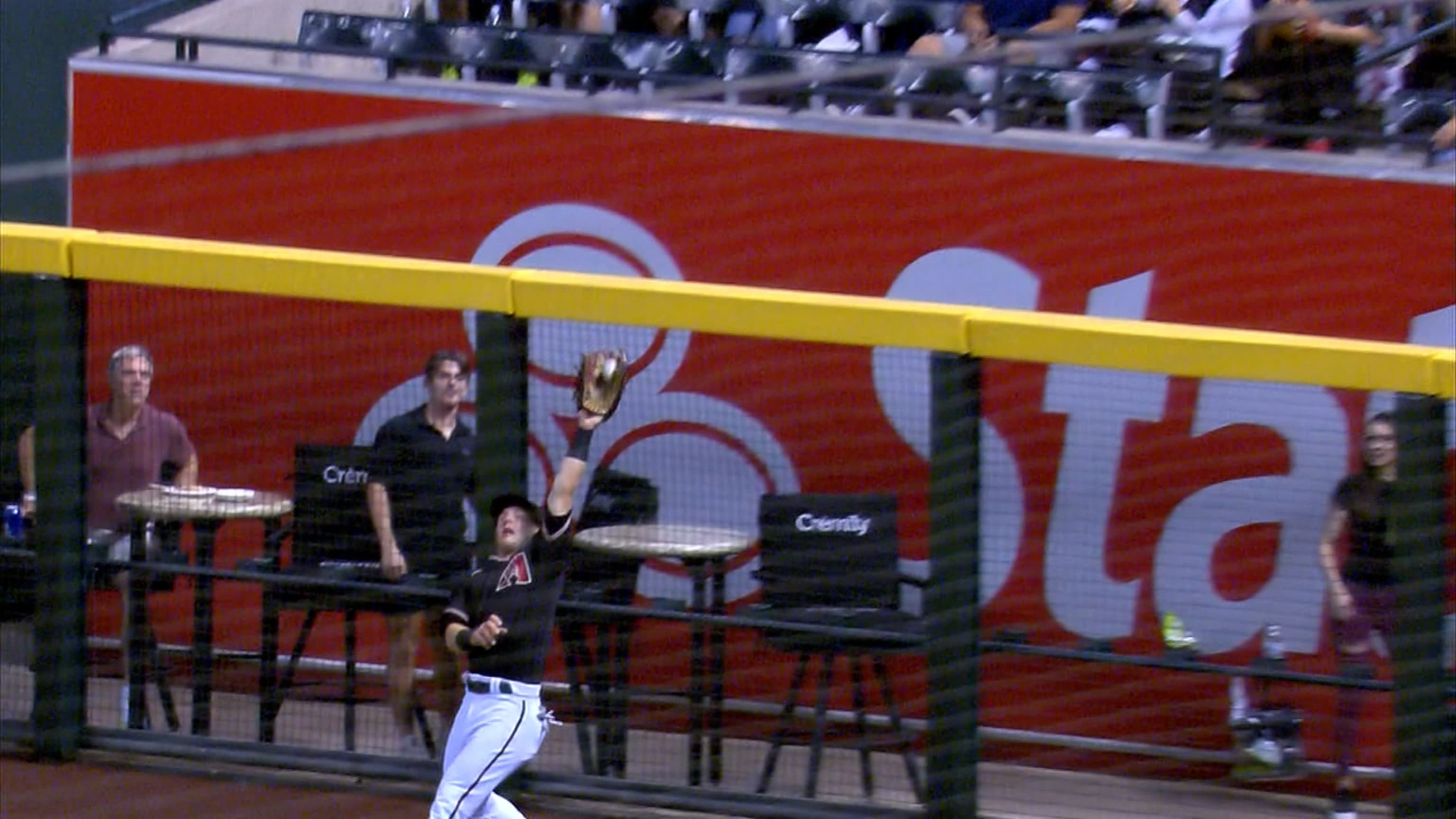 Atrapada en salto de Daulton Varsho