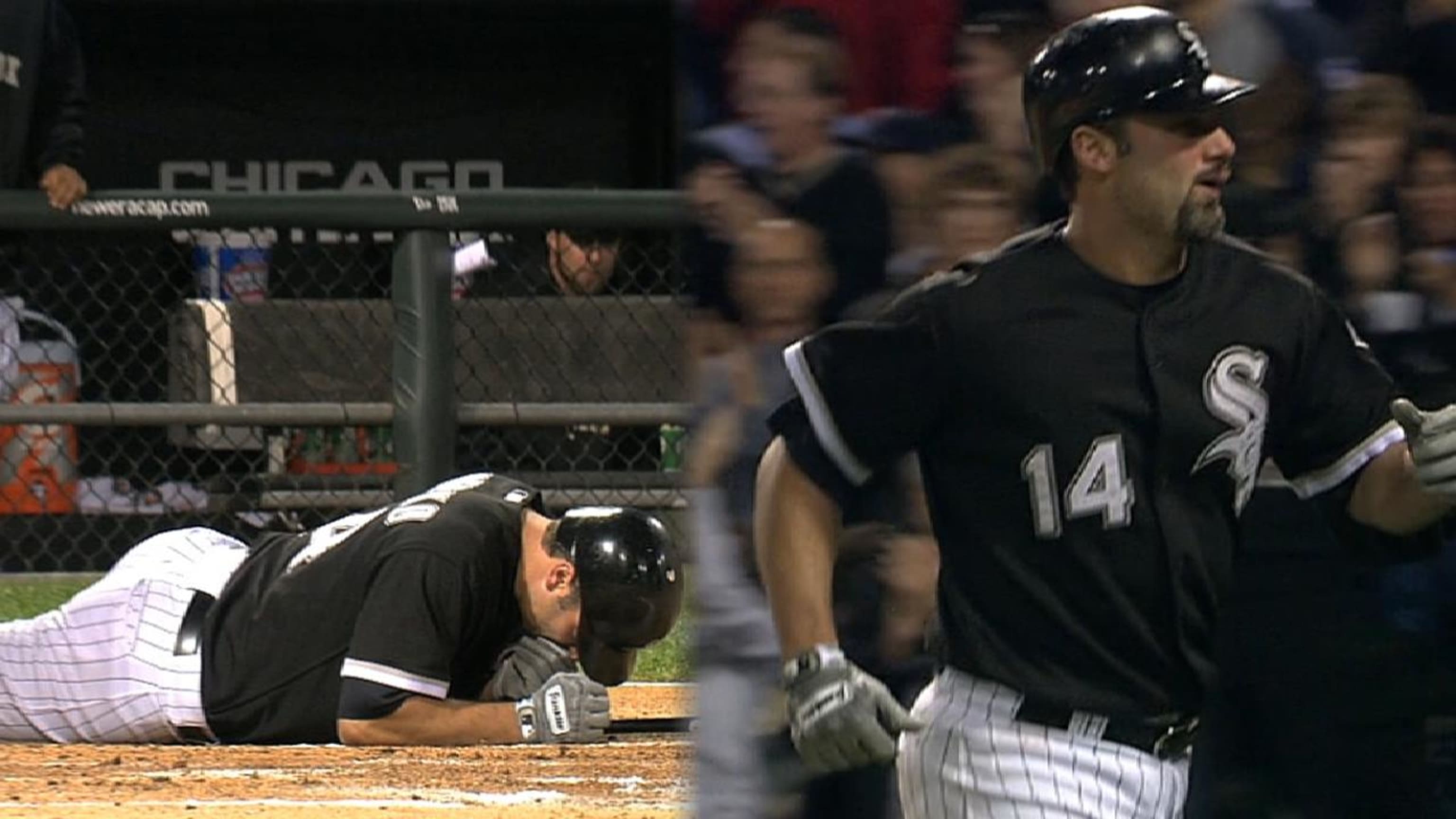 Paul Konerko once got hit in the face by a pitch, and then homered in his  next at-bat