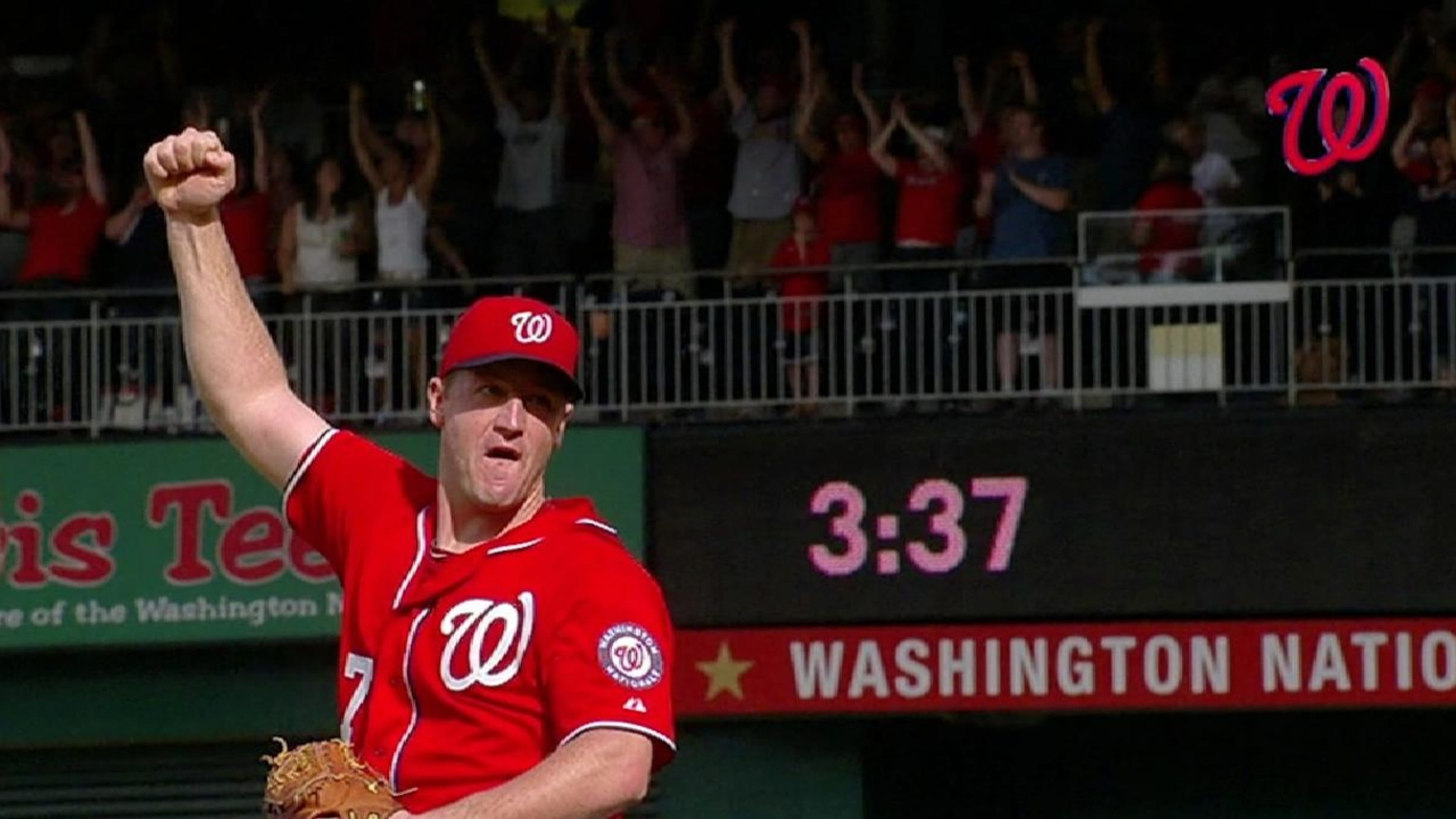 Jordan Zimmermann Washington Nationals Autographed Red #27 Jersey