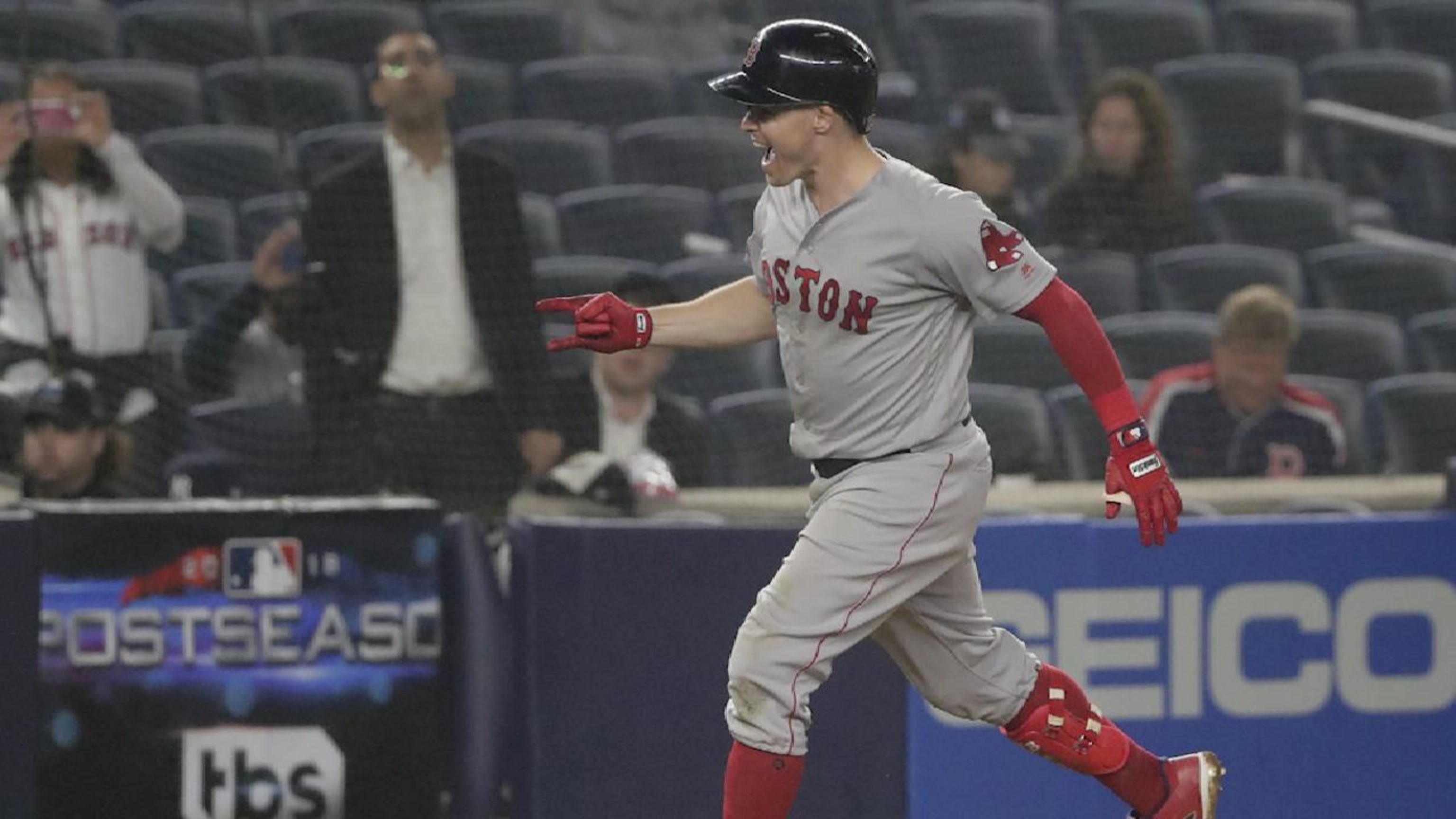 Video: Brock Holt's cycle-clinching triple - NBC Sports