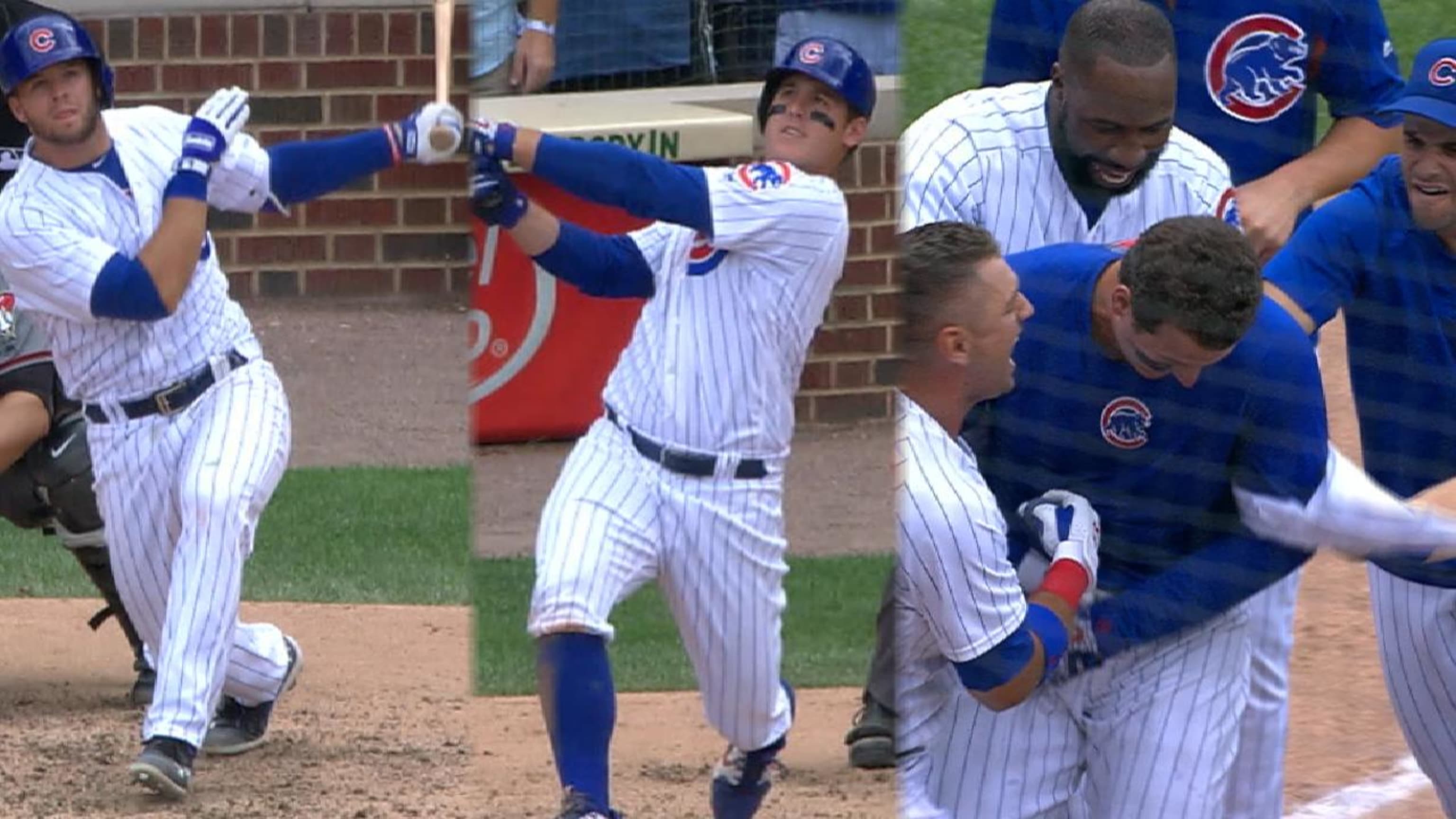 David Bote Anthony Rizzo Homer In Cubs W