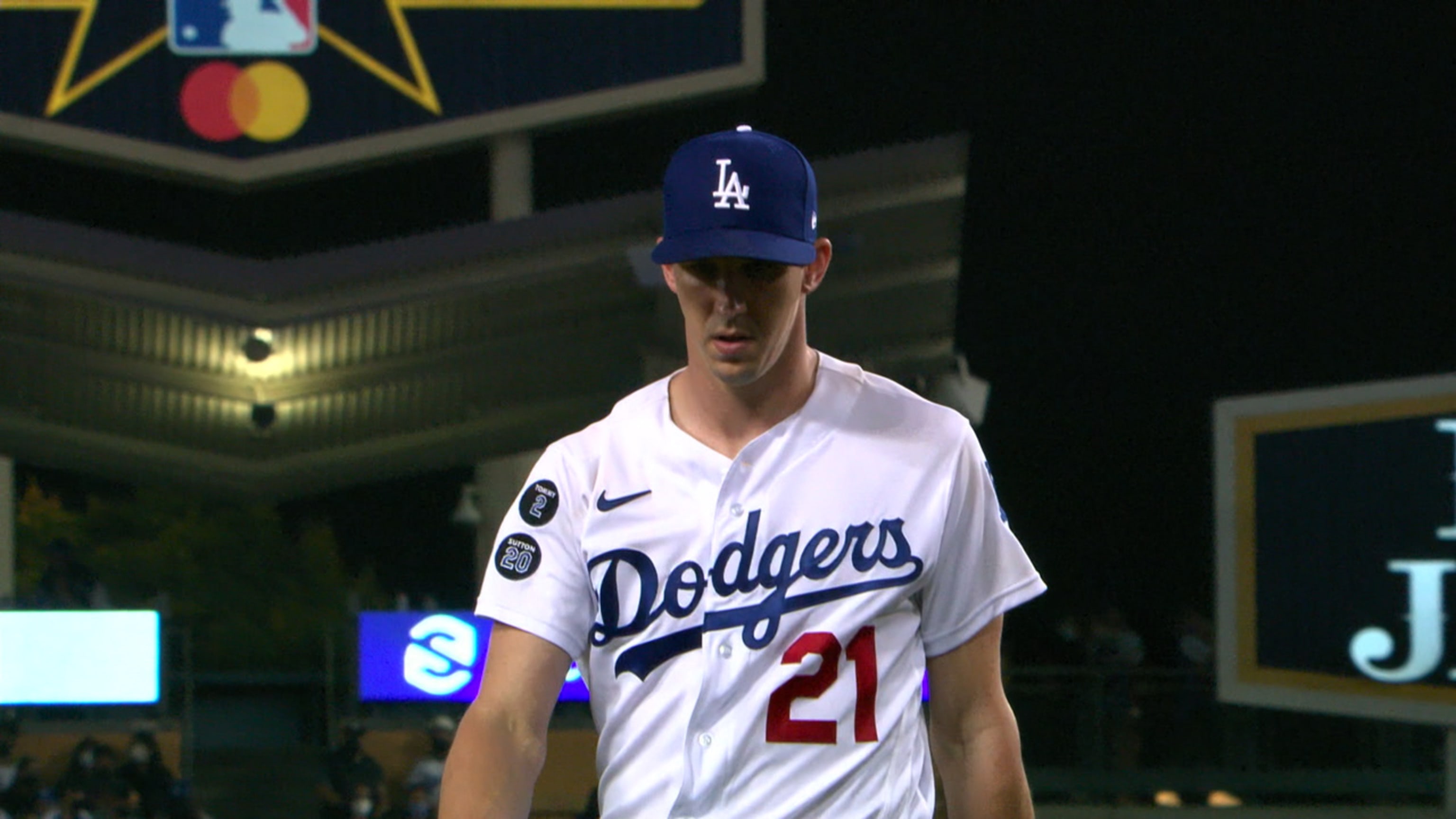 Walker Buehler strikes out five