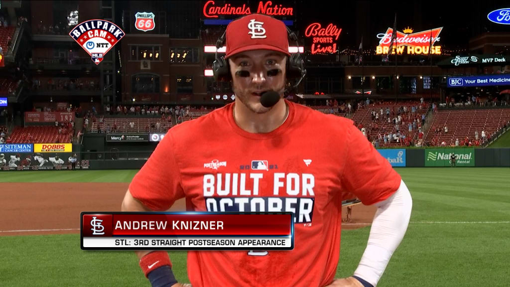 Andrew Knizner on clinching, 09/29/2021