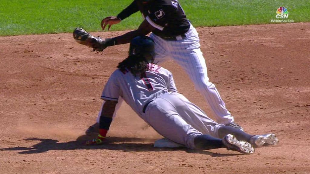 With Coco Crisp Batting Michael Martinez Steals 1 2nd Base 09 15 2016 Mlb Com