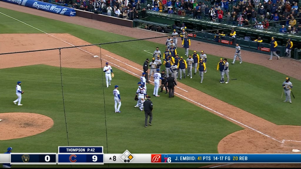 Brewers Bench Clears In 8th 04 09 2022 Mlb Com