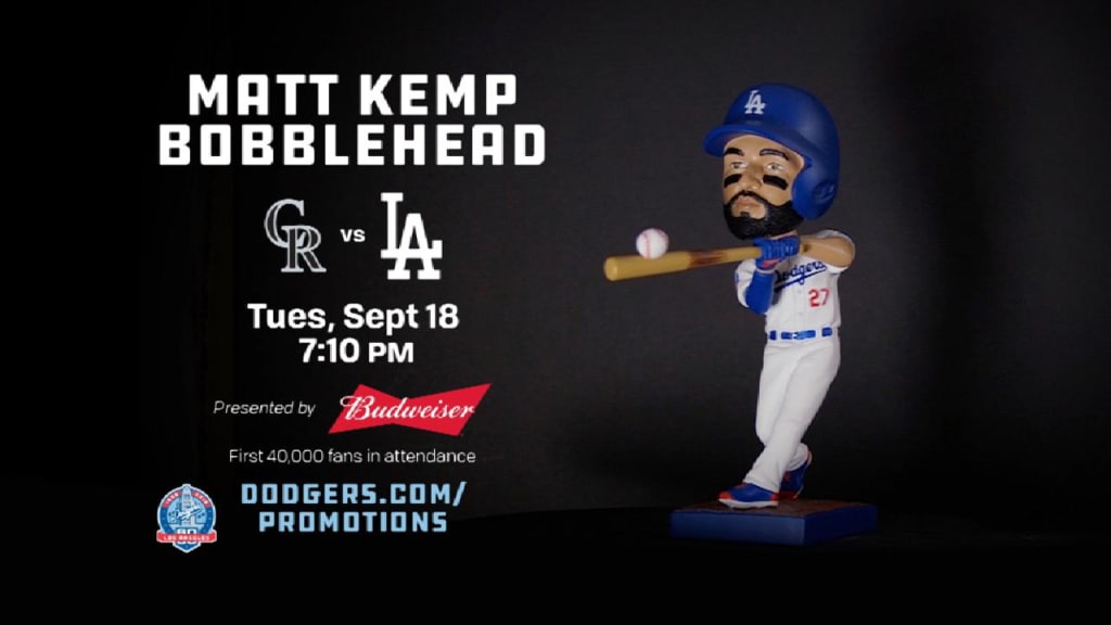 Matt Kemp Bobblehead giveaway | 08/14/2018 | Los Angeles Dodgers