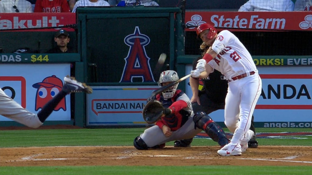 Mike Trout's two-run home run, 04/26/2022