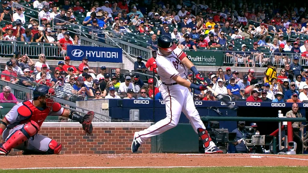 Austin Riley gets a swing on the house and takes advantage hitting