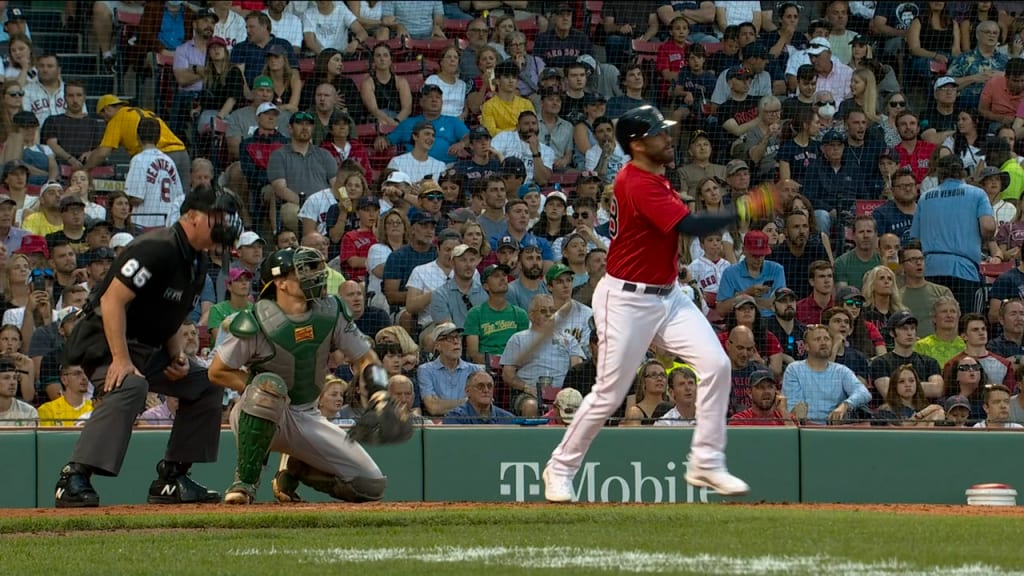 Watch J.D. Martinez Blast First Red Sox Home Run Over Green Monster 