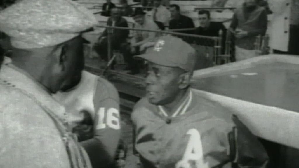 Satchel Paige at 59 Years Old Playing An Exhibition Game at Comiskey