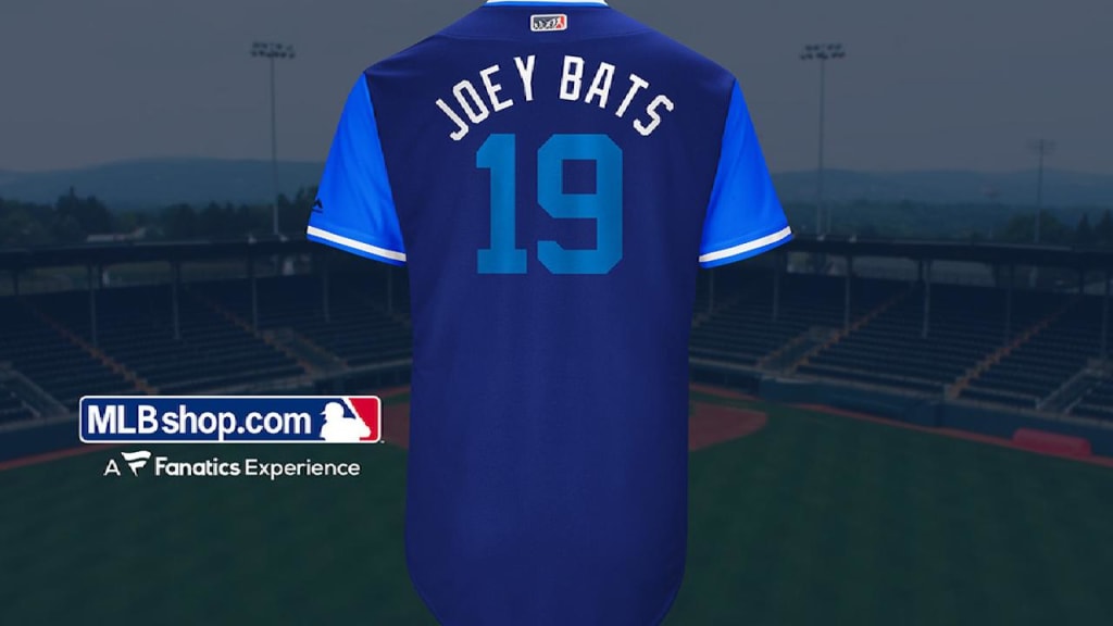 Blue Jays get nicknames for their jerseys. It's a lineup of Joey