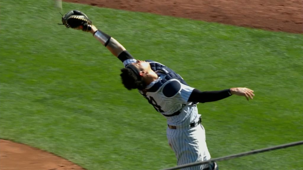 The Yankees' Gary Sanchez Learns That All's Fair on a Foul Pop