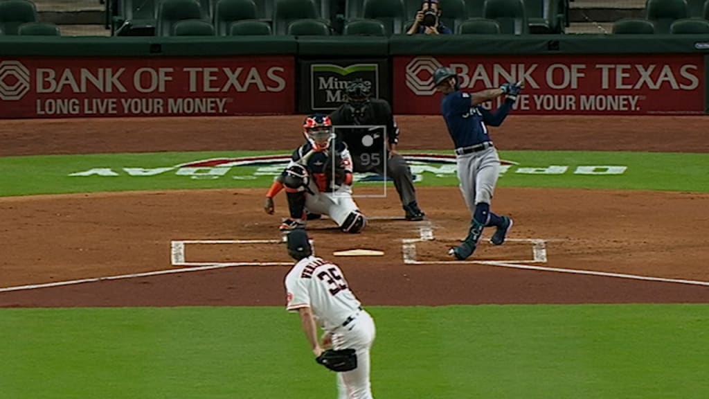 Mariners' Kyle Lewis opens season with 111 mph HR off Verlander