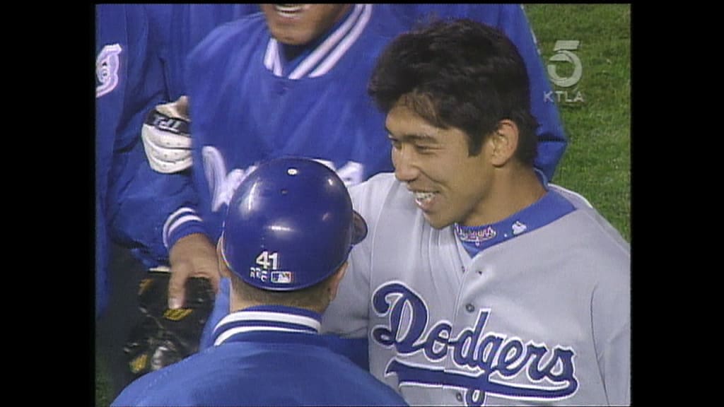 Hideo Nomo tosses a no-no against the Rockies | 09/17/1996 | San