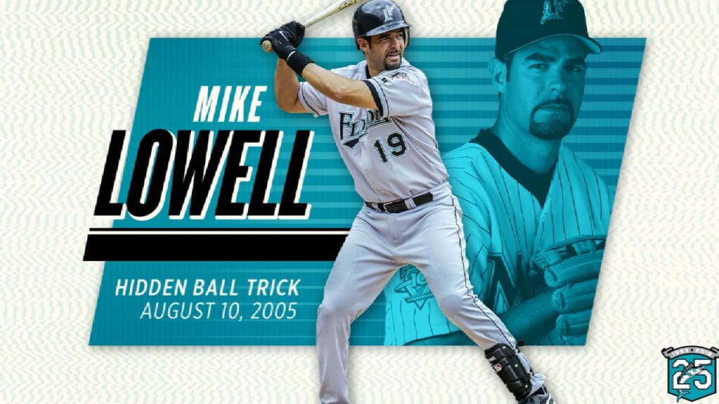 Mike Lowell hidden ball trick, 06/01/2018