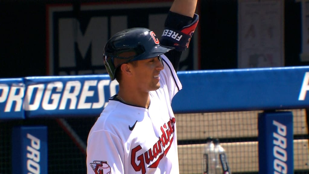 Tyler Freeman first MLB hit
