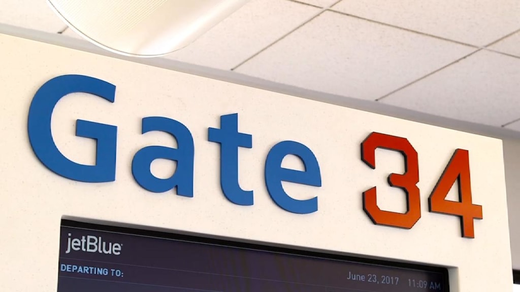 JetBlue Gate 34 unveiling | 06/23/2017 | MLB.com JetBlue Gate 34 unveiling | 06/23/2017