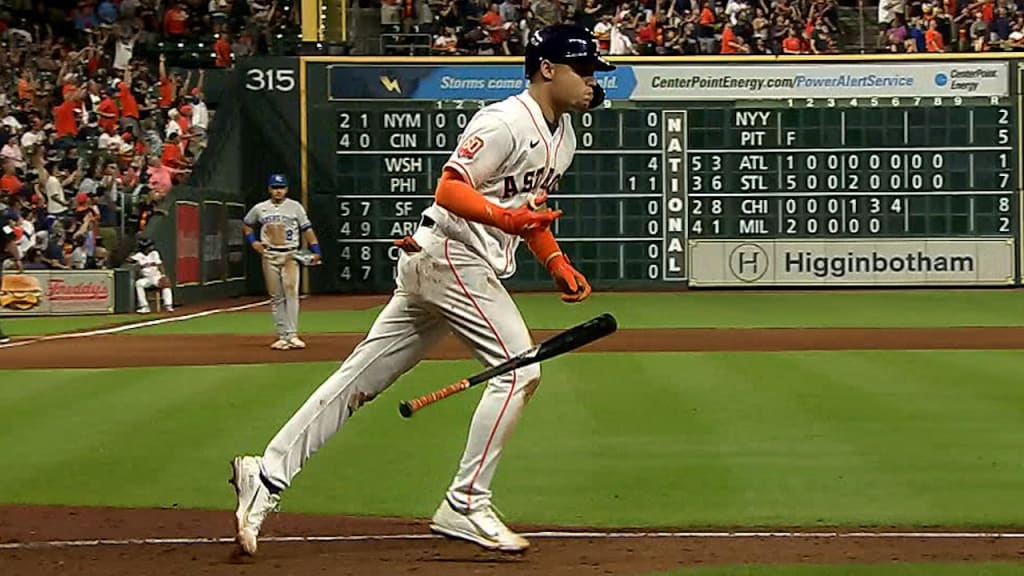 MLB umpire to Houston Astros' Aledmys Diaz: You f****n leaned right into  it