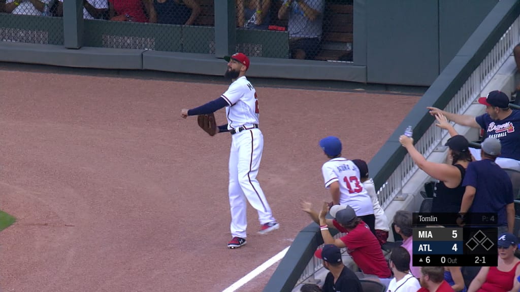 Markakis atrapa en lo profundo