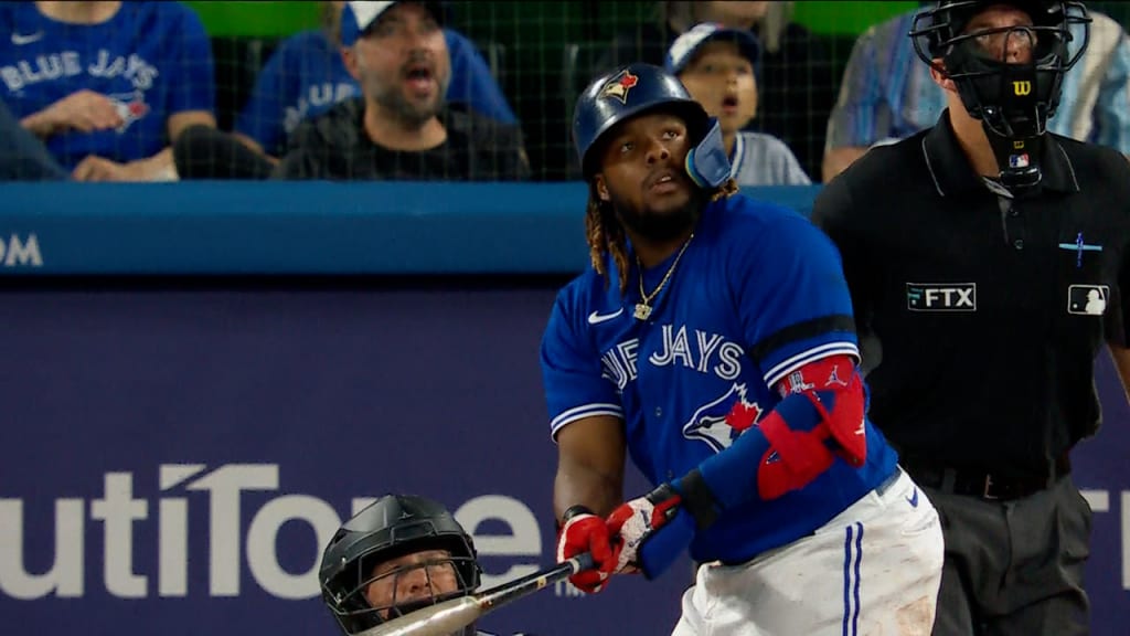 Vladimir Guerrero Jr. nearly matches Vlad Sr.'s stat line