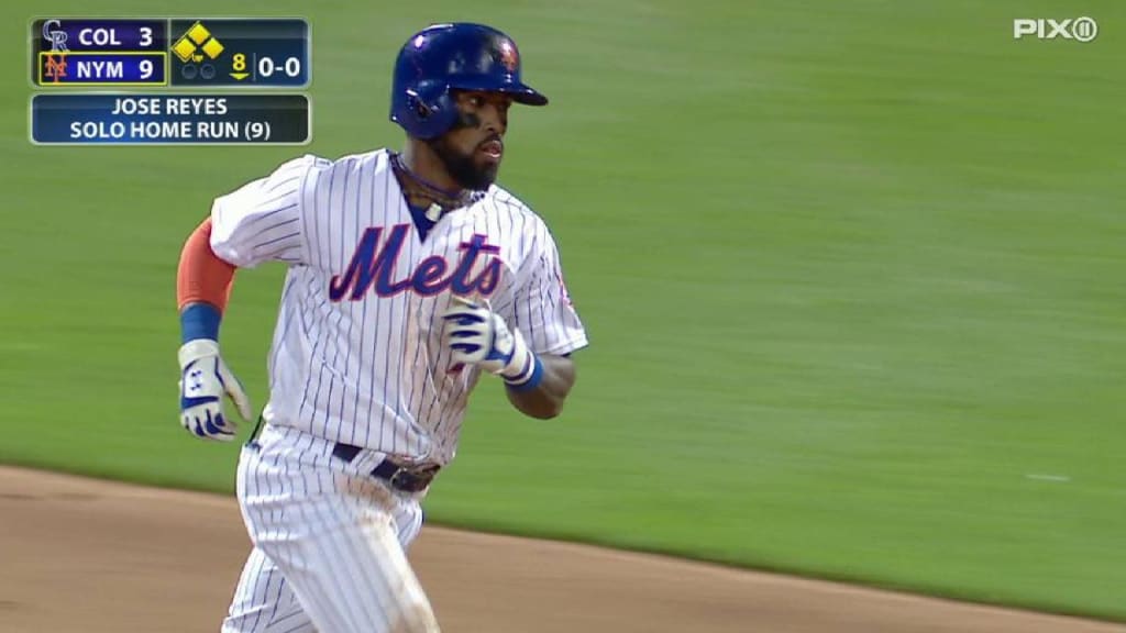 NYM@MIL: Reyes makes first appearance in center field 