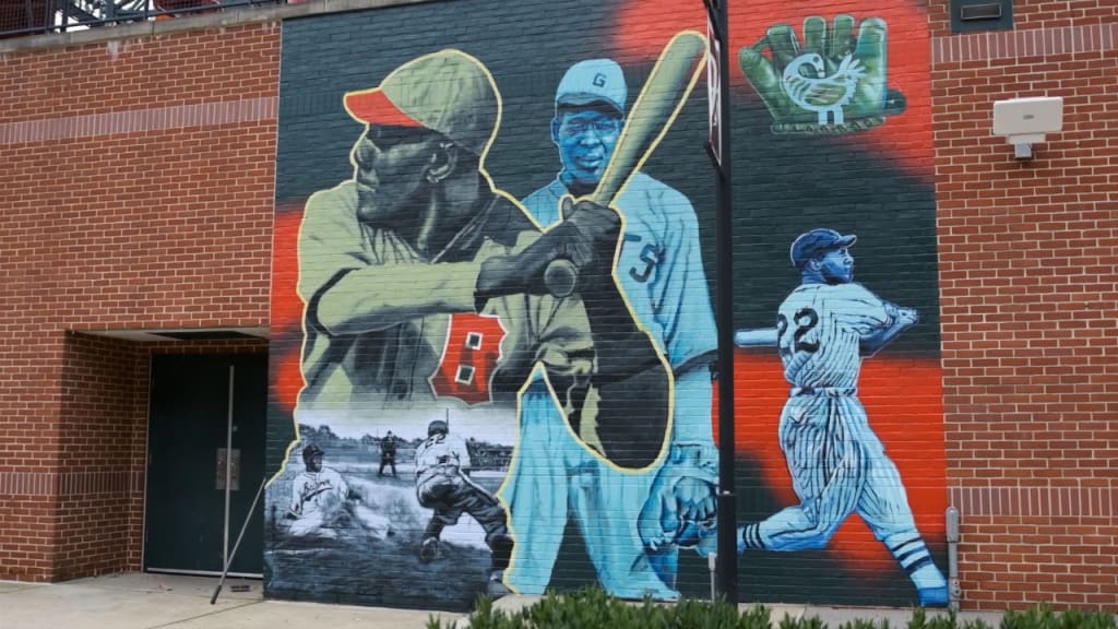 Artists Interpretation of LA Dodgers Baseball as an Abstract 