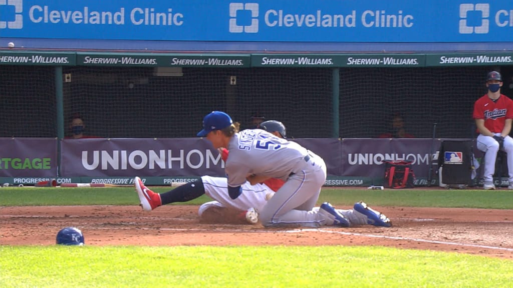 Hernandez Scores On Wild Pitch 07 25 Cleveland Indians