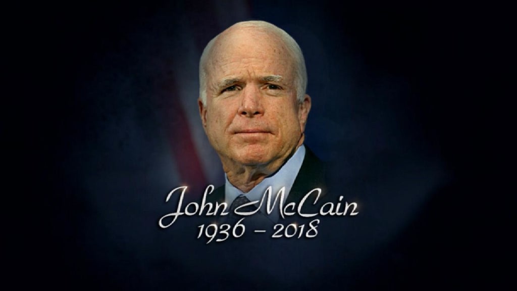 Arizona Diamondbacks honor late Arizona Sen. John McCain