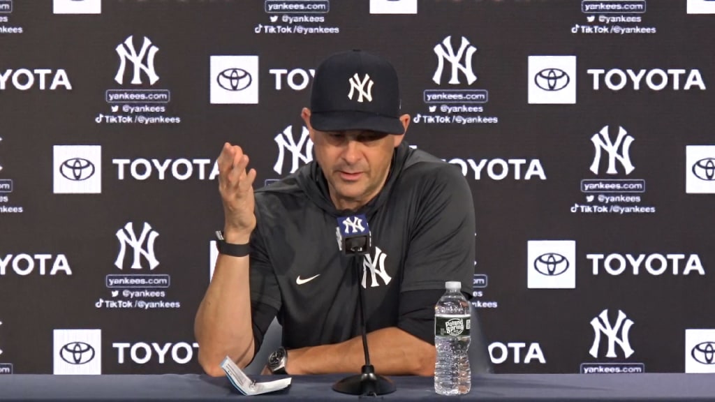 Aaron Boone discusses Yankees future