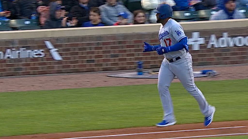 Hanser Alberto of the Los Angeles Dodgers at bat against the