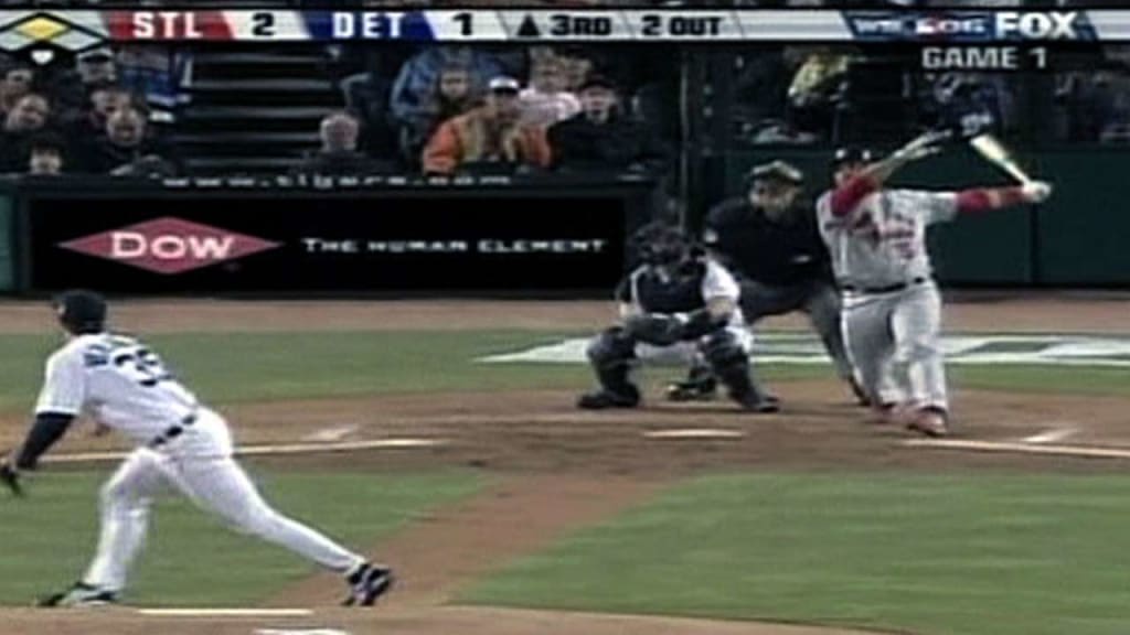 Pujols' first World Series homer, 10/21/2006
