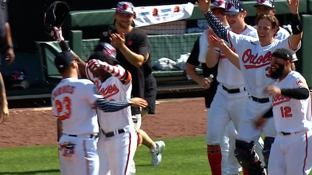 Orioles walk off after Jorge Mateo hit-by-pitch
