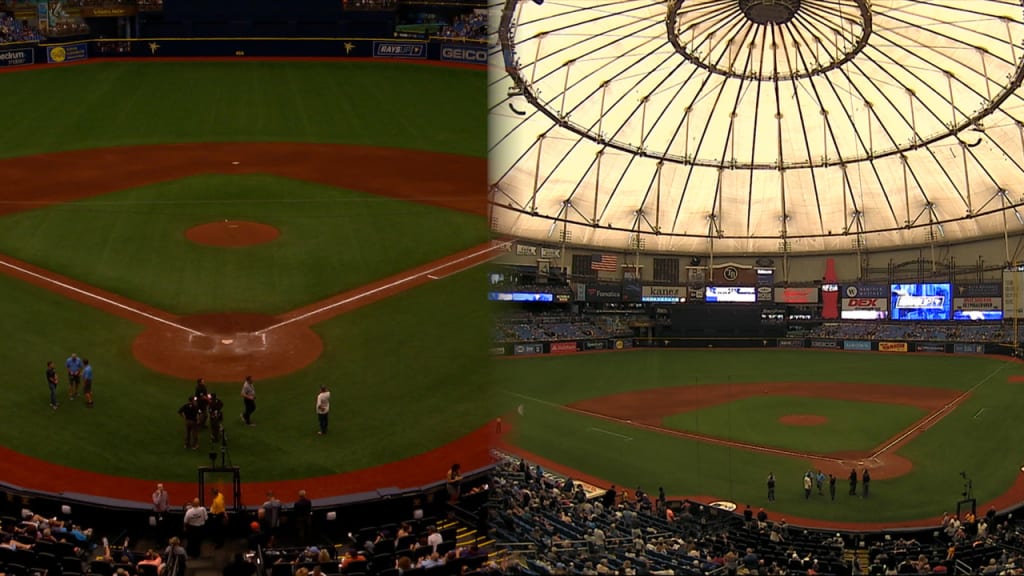 2019 Tampa Bay Rays Team Photo at Tropicana Field