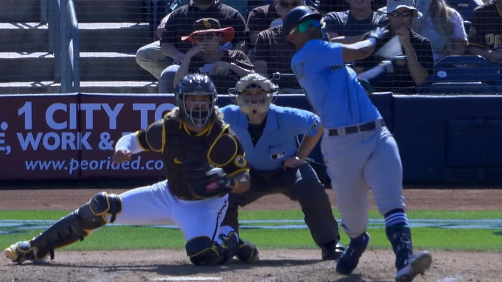 Julio Rodríguez homers, Mariners lose to Padres in spring training 2022 -  Lookout Landing