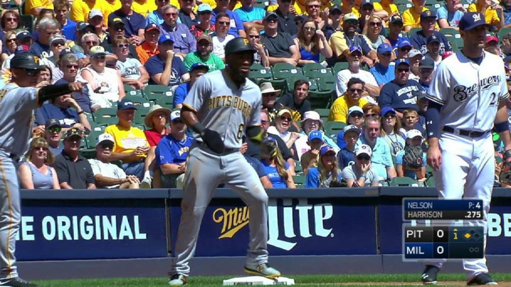 Harrison Josh Vs Nelson Jimmy Error Pickoff Attempt 08 16 17 Mlb Com