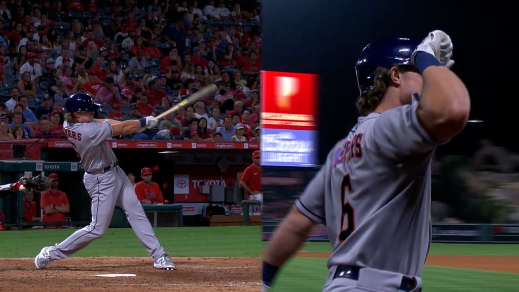 Jake Meyers' first MLB hit, 08/08/2021