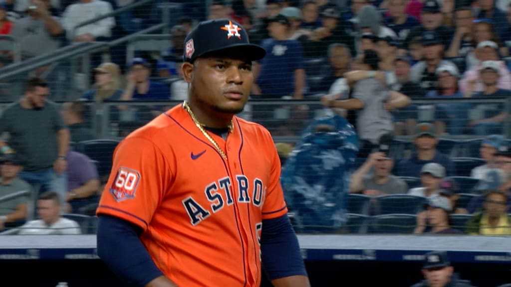 Framber Valdez strikes out seven