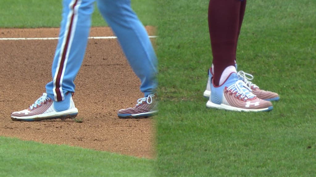 Bryce Harper gives Bohm cleats