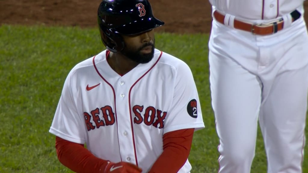 Jackie Bradley Jr - MLB: Los Angeles Angels at Boston Red Sox