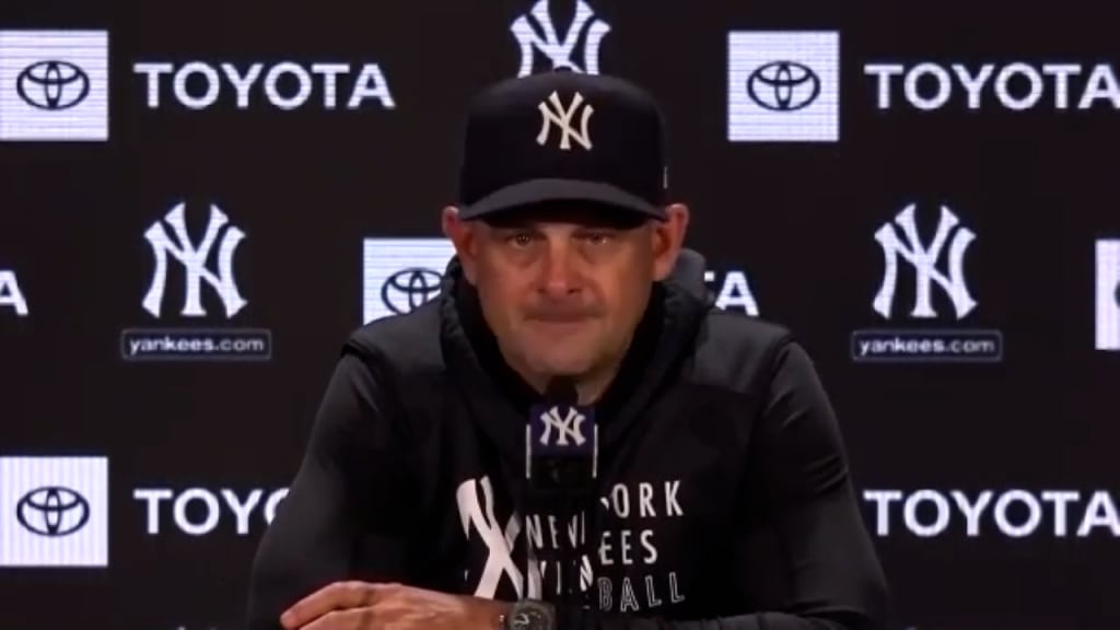 Aaron Boone on getting swept, 04/18/2021