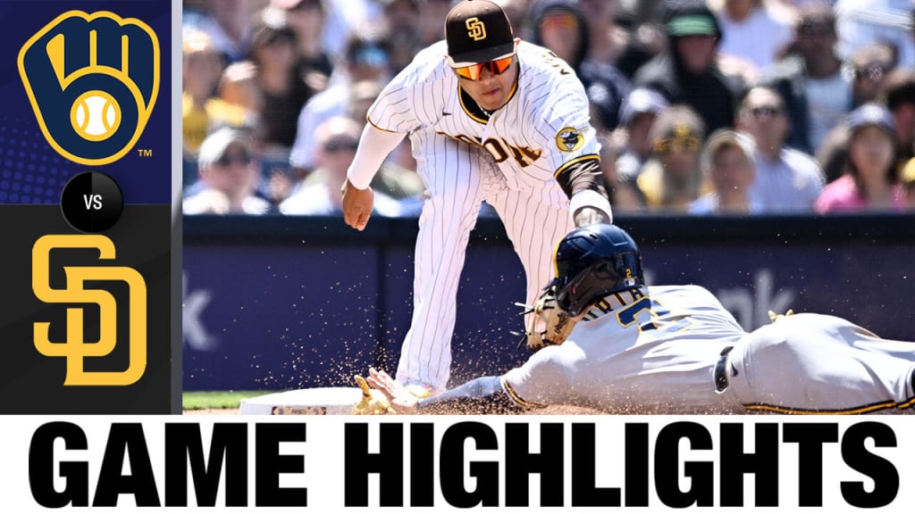 San Diego Padres vs Milwaukee Brewers GAME HIGHLIGHTS