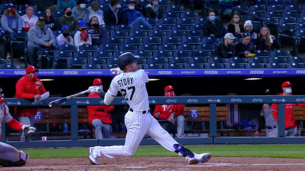 Trevor Story S First 2021 Homer 04 23 2021 Mlb Com